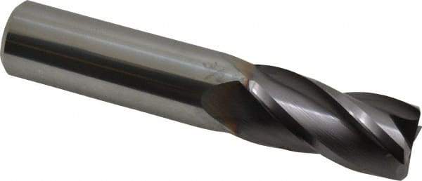 Niagara Cutter - 3/4", 4 Flute, Single End, Solid Carbide, 0.045" Corner Radius End Mill - 4" OAL, 30° Helix, Right Hand Flute, 1-1/2" LOC, Right Hand Cut - Eagle Tool & Supply