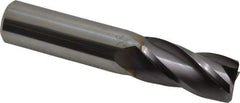 Niagara Cutter - 3/4", 4 Flute, Single End, Solid Carbide, 0.045" Corner Radius End Mill - 4" OAL, 30° Helix, Right Hand Flute, 1-1/2" LOC, Right Hand Cut - Eagle Tool & Supply