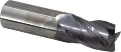 Niagara Cutter - 1", 4 Flute, Single End, Solid Carbide, 0.03" Corner Radius End Mill - 4" OAL, 30° Helix, Right Hand Flute, 1-1/2" LOC, Right Hand Cut - Eagle Tool & Supply