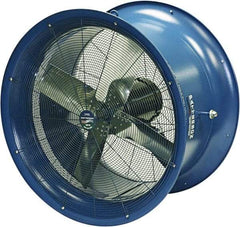 Patterson Fan - 34" Blade, 3 hp, 17,000 CFM, Industrial Circulation Fan - Suspension, 230/460 Volts, 1 Speed - Eagle Tool & Supply