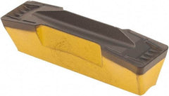 Iscar - 808GDMY Grade IC8250, 8mm Cutting Width Carbide Grooving Insert - 27mm Max Depth of Cut, Neutral, 0.8mm Corner Radius, TiCN/Al2O3/TiN Finish - Eagle Tool & Supply
