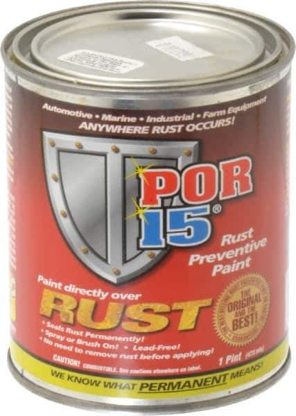 POR-15 - 1 Pint, Clear, Rust Preventative Paint - Comes in Can - Eagle Tool & Supply