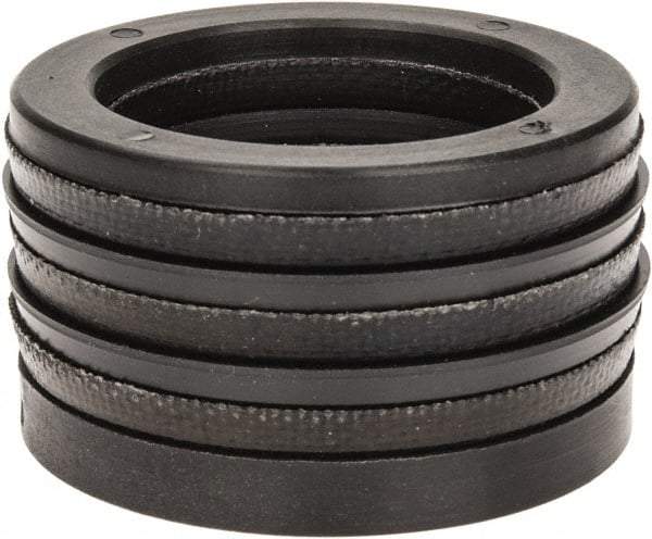 Made in USA - 1-1/4" Inside Diam x 1-3/4" Outside Diam V-Packing Set - 1" High - Eagle Tool & Supply