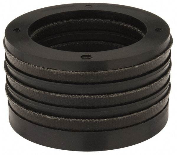 Made in USA - 1-1/2" Inside Diam x 2-1/8" Outside Diam V-Packing Set - 1-1/6" High - Eagle Tool & Supply