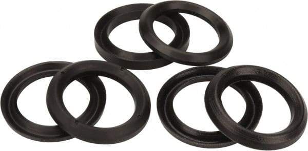 Made in USA - 1-3/4" Inside Diam x 2-1/2" Outside Diam V-Packing Set - 1-1/6" High - Eagle Tool & Supply