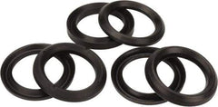Made in USA - 1-3/4" Inside Diam x 2-1/2" Outside Diam V-Packing Set - 1-1/6" High - Eagle Tool & Supply