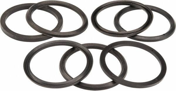 Made in USA - 2-1/2" Inside Diam x 3" Outside Diam V-Packing Set - 1" High - Eagle Tool & Supply