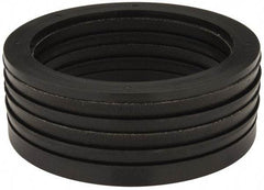 Made in USA - 2-3/4" Inside Diam x 3-1/2" Outside Diam V-Packing Set - 1-1/6" High - Eagle Tool & Supply