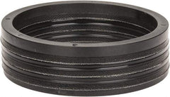Made in USA - 3" Inside Diam x 3-1/2" Outside Diam V-Packing Set - 1" High - Eagle Tool & Supply