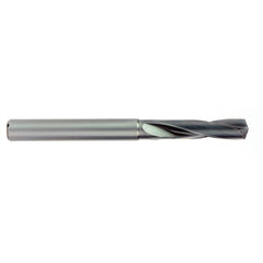 11 mm Dia. × 11.5 mm Shank × 55 mm Flute Length × 113 mm OAL, Stub, SiC, 2xD Flute, Solid Carbide Drill - Eagle Tool & Supply