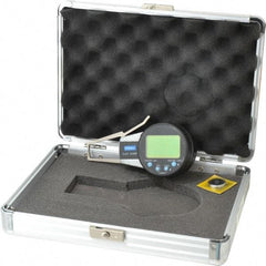Fowler - 0 to 0.4 Inch, Outside Electronic Caliper Gage - 0.0005 Inch Resolution, 0.0008 Inch Accuracy, 357 Battery - Eagle Tool & Supply