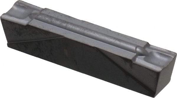 Kennametal - 500G GMP Grade KC5025, 5mm Cutting Width Carbide Grooving Insert - 4.2mm Max Depth of Cut, Neutral, 0.4mm Corner Radius, TiAlN Finish - Eagle Tool & Supply
