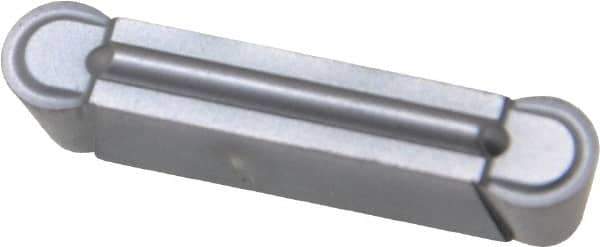 Kennametal - 0500M05R GMP Grade KC5010, 5mm Cutting Width Carbide Grooving Insert - 4.1mm Max Depth of Cut, Neutral, 0.0984" Corner Radius, TiAlN Finish - Eagle Tool & Supply