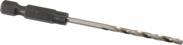 Cle-Line - 7/64" High Speed Steel, 118° Point, Hex Shank Maintenance Drill Bit - Eagle Tool & Supply