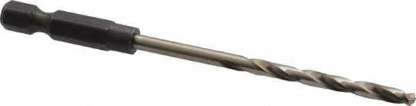 Cle-Line - 9/64" High Speed Steel, 118° Point, Hex Shank Maintenance Drill Bit - Eagle Tool & Supply