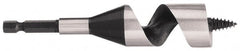 DeWALT - 1-3/8", 7/16" Diam Hex Shank, 6" Overall Length with 4" Twist, Ship Auger Bit - Eagle Tool & Supply