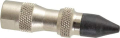 Coilhose Pneumatics - 125 Max psi Rubber Push Button Blow Gun - 1/4 NPT, 3" Tube Length, Nickel Plated Brass - Eagle Tool & Supply