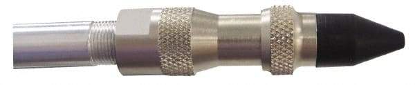 Coilhose Pneumatics - 125 Max psi Rubber Push Button Blow Gun - 1/4 NPT, 39" Tube Length, Nickel Plated Brass - Eagle Tool & Supply