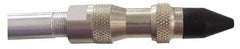 Coilhose Pneumatics - 125 Max psi Rubber Push Button Blow Gun - 1/4 NPT, 27" Tube Length, Nickel Plated Brass - Eagle Tool & Supply