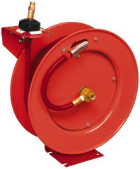 Lincoln - 50' Spring Retractable Hose Reel - Eagle Tool & Supply