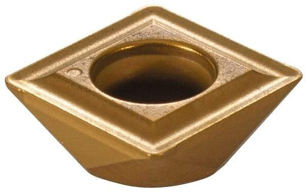 Everede Tool - N9MT11T3 CT Grade NC40 Carbide Indexable Drill Insert - TiN Finish, Square, 11mm Inscribed Circle - Eagle Tool & Supply