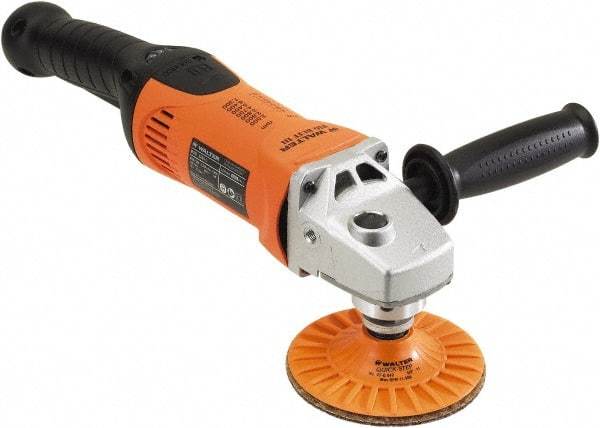 WALTER Surface Technologies - 6" Pad Diam, 2,000 to 7,300 RPM, Handheld Electric Buffer - 12.4 Amps, 120 Volts - Eagle Tool & Supply