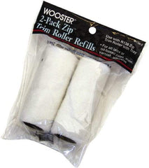 Wooster Brush - 3/16" Nap, 3" Wide Paint Mini Roller Covers - Smooth Texture, Woven - Eagle Tool & Supply