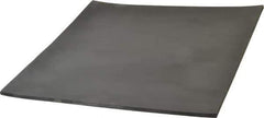 Made in USA - 12" Long, 12" Wide, 1/4" Thick, Buna-N Rubber Foam Sheet - 50 to 60 Durometer, Black, -20 to 180°F, 2,500 psi Tensile Strength, Plain Backing, Stock Length - Eagle Tool & Supply