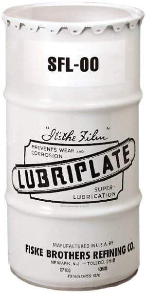 Lubriplate - 120 Lb Drum Aluminum High Temperature Grease - White, Food Grade & High/Low Temperature, 300°F Max Temp, NLGIG 00, - Eagle Tool & Supply