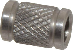 Gibraltar - 1/4" Pin Diam, 0.58" Long, 3/8" OD Quick Release Pin Receiver Cap - 303 Stainless Steel - Eagle Tool & Supply