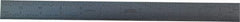 SPI - 12" Long, 1/64, 1/32" and 0.5, 1mm Graduation, Rigid Steel Rule - English/Metric Graduation Style, 1" Wide, Silver, Satin Chrome Finish - Eagle Tool & Supply