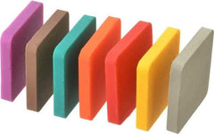 SPI - 30 HA to 90 HA Hardness, Shore A Scale, Hardness Calibration Test Block Kit - 2 Inch Long, 2 Inch Wide, 0.285 Inch High, 7 Piece - Eagle Tool & Supply