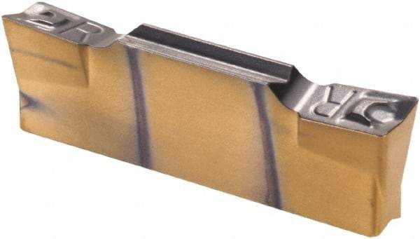 Iscar - 3003HFPR Grade IC808, 3mm Cutting Width Carbide Grooving Insert - 1.5mm Max Depth of Cut, Right Hand, 0.3mm Corner Radius, TiAlN Finish - Eagle Tool & Supply