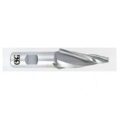 3/8 x 3/4 x 2-1/4 x 4-1/2 3 Fl HSS-CO Tapered Center Cutting End Mill -  Bright - Eagle Tool & Supply