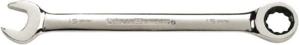 GearWrench - 22mm 12 Point Combination Wrench - Chrome Vanadium Steel, Full Polish Finish - Eagle Tool & Supply