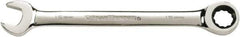 GearWrench - 24mm 12 Point Combination Wrench - 13.114" OAL, Steel, Full Polish Finish - Eagle Tool & Supply