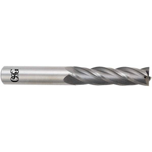 OSG - 18mm, 57mm LOC, 18mm Shank Diam, 127mm OAL, 4 Flute, Solid Carbide Square End Mill - Eagle Tool & Supply