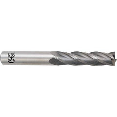 OSG - 18mm, 57mm LOC, 18mm Shank Diam, 127mm OAL, 4 Flute, Solid Carbide Square End Mill - Eagle Tool & Supply