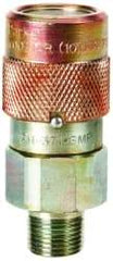 Value Collection - 3/8 NPTF Steel Hydraulic Hose Female Flush Face Coupler - Eagle Tool & Supply