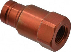Value Collection - 3/8 NPTF Steel Hydraulic Hose Male Flush Face Coupler - Eagle Tool & Supply