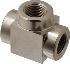 Value Collection - 3/8 NPTF Steel Hydraulic Hose Tee - 10,000 psi - Eagle Tool & Supply