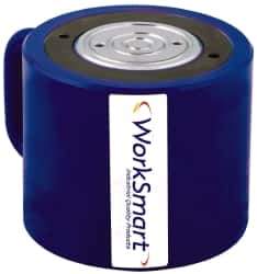 Value Collection - 100 Ton, 2.24" Stroke, 44.07 Cu In Oil Capacity, Portable Hydraulic Low Profile Cylinder - 19.64 Sq In Effective Area, 5.55" Lowered Ht., 7.8" Max Ht., 5" Cyl Bore Diam, 3.54" Plunger Rod Diam, 10,000 Max psi - Eagle Tool & Supply