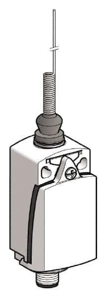 Telemecanique Sensors - SPDT, NC/NO, 240 VAC, 250 VDC, Screw Terminal, Cat Whisker Actuator, General Purpose Limit Switch - 1, 2, 4, 6, 12, 13 NEMA Rating, IP66, IP67 IPR Rating - Eagle Tool & Supply