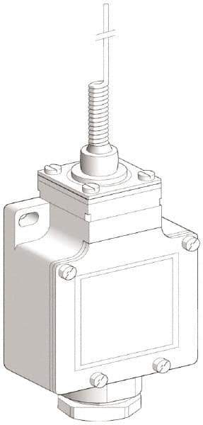 Telemecanique Sensors - DP, NC/NO, 240 VAC, Screw Terminal, Cat Whisker Actuator, General Purpose Limit Switch - IP66 IPR Rating - Eagle Tool & Supply