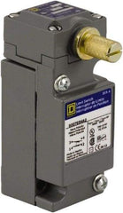 Square D - SPDT, NC/NO, 250 VDC at 0.11 Amp, 600 VAC at 1.20 Amp, Screw Terminal, Rotary Head Actuator, General Purpose Limit Switch - 1, 2, 4, 6, 12, 13, 6P NEMA Rating, IP66 IPR Rating - Eagle Tool & Supply