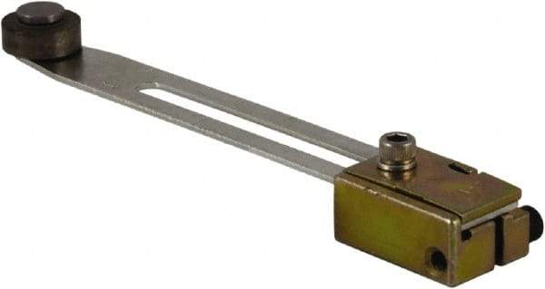 Square D - 0.88 Inch Long, 0.63 Inch Diameter, Cast Zinc Body, Limit Switch Adjustable Roller Lever - Steel Roller, For Use with Limit Switches - Eagle Tool & Supply