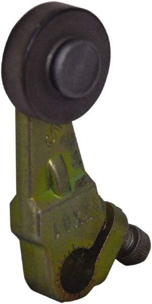 Square D - 1-1/2 Inch Long, 1/4 Inch Diameter, Cast Zinc Body, Limit Switch Lever Roller - 1/4 Inch Face Width, Steel Roller, For Use with Limit Switches - Eagle Tool & Supply