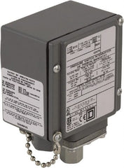 Square D - 4, 13 and 4X NEMA Rated, SPDT-DB, 5 to 250 psig, Electromechanical Pressure and Level Switch - Exact Industrial Supply