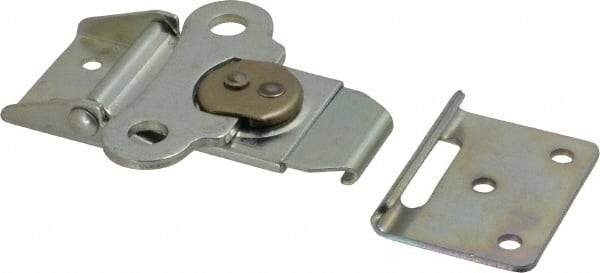 Value Collection - 4.68" Long x 2-3/4" Wide x 0.72" High, Standard Base Wing Turn Latch - Steel, with Zinc Finish - Eagle Tool & Supply