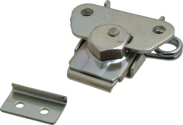 Value Collection - 2.62" Long x 2.51" Wide x 0.79" High, Standard Base Wing Turn Latch - Steel, with Zinc Finish - Eagle Tool & Supply